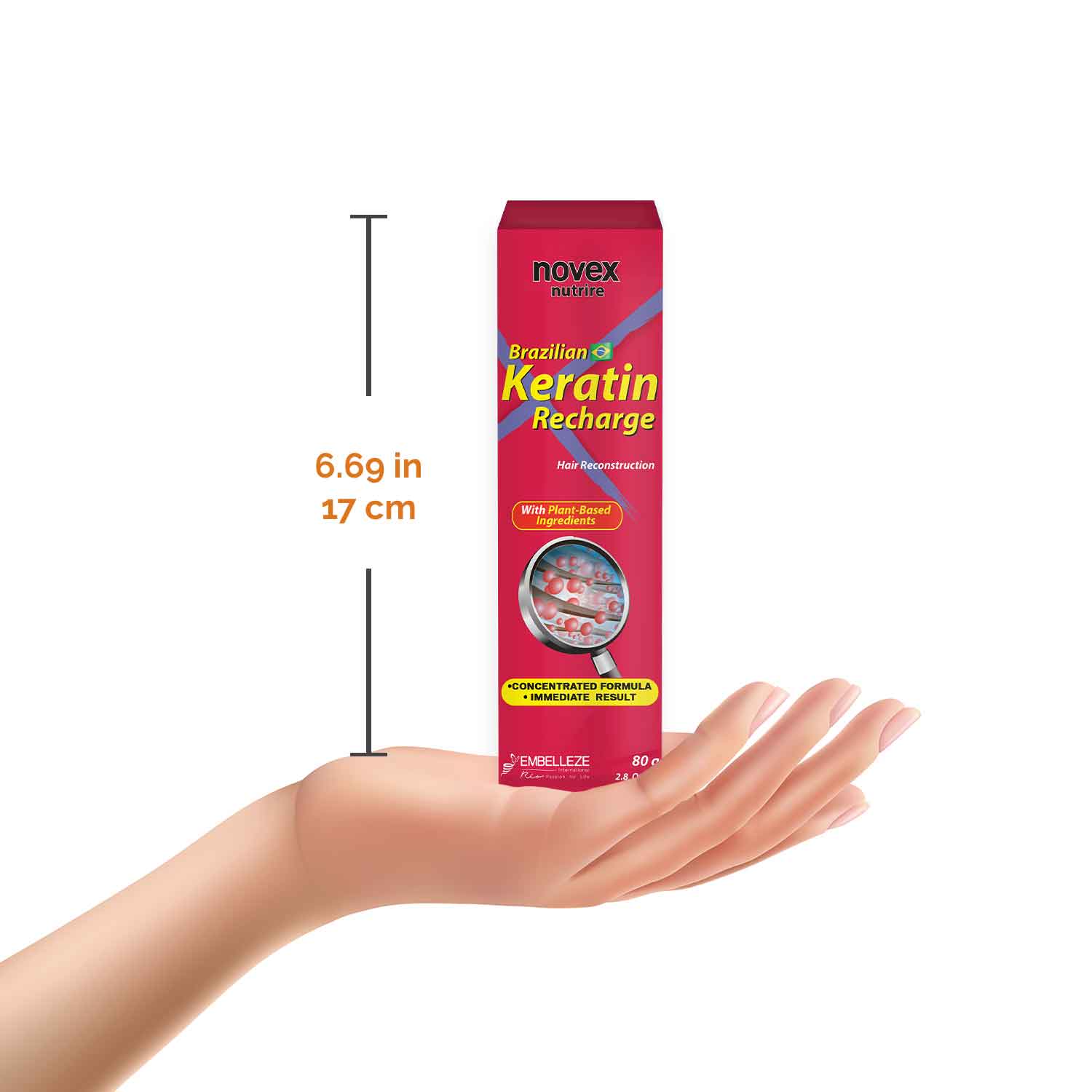 Brazilian Keratin Recharge Tube Leave In (80g)