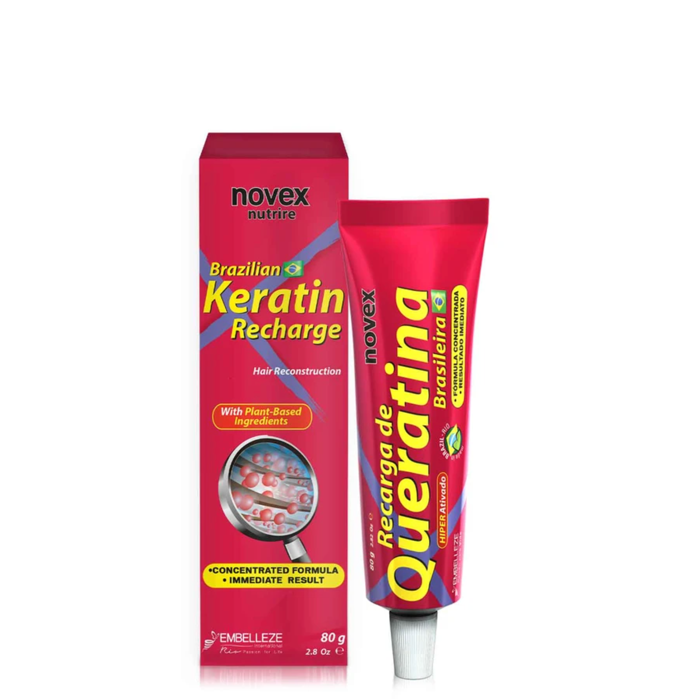 Brazilian Keratin Recharge Tube Leave In (80g)